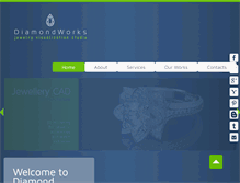 Tablet Screenshot of diamond-works.com